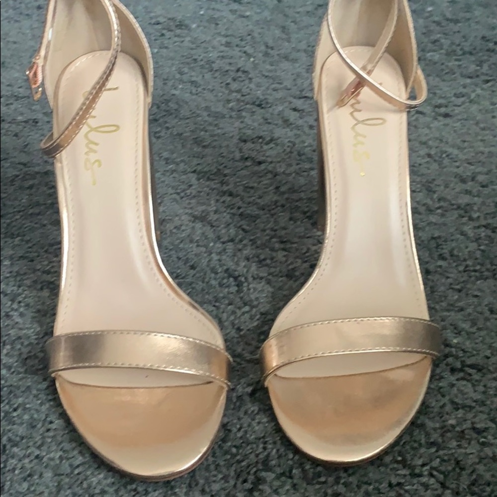 Light Rose Gold Heels